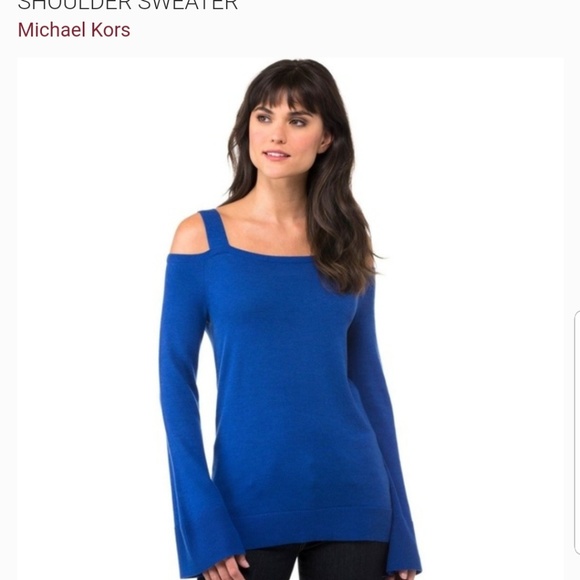 MICHAEL Michael Kors Cold Shoulder Sweater Size L - Picture 4 of 4